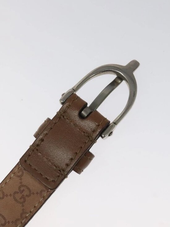 GUCCI Belt Leather 42.9\